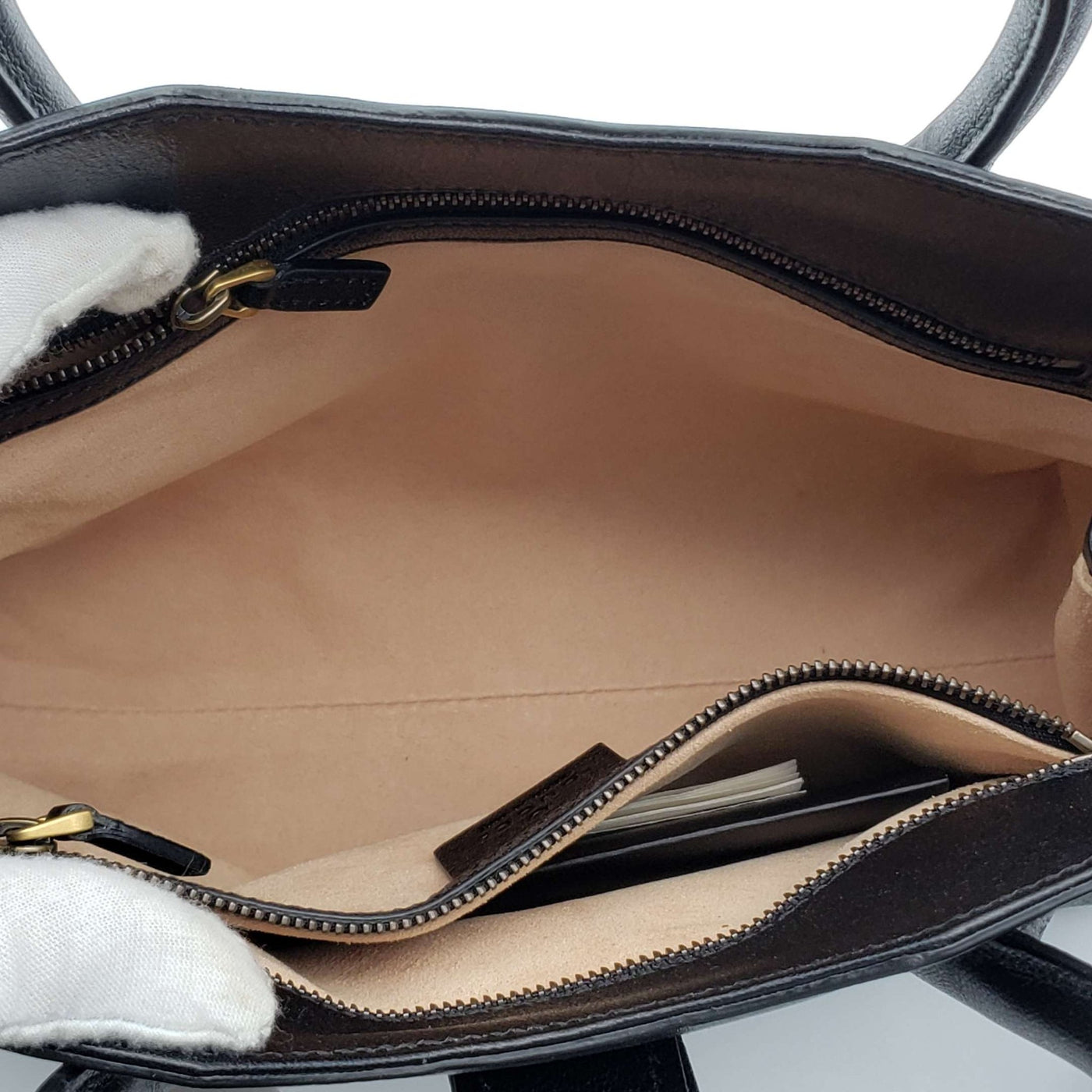Gucci Calfskin New Sakai Lux Small Dahkia Top Handle Shoulder Bag - Luxury Cheaper
