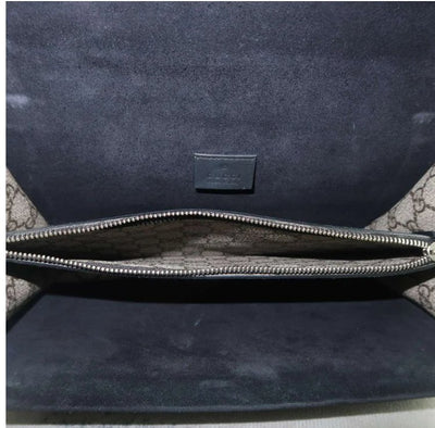 Gucci Dionysus Grey Canvas Shoulder Bag - Luxury Cheaper