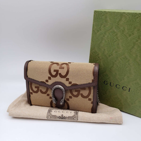 Gucci Dionysus Jumbo GG Wallet on Chain Crossbody Bag - Luxury Cheaper