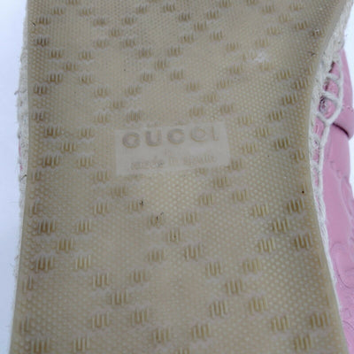 Gucci Flat Shoes Women Pinks Leather (calf) - Luxury Cheaper