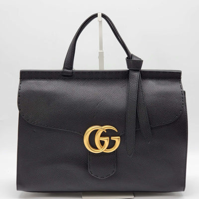Gucci GG Marmont Large Top Handle Black Brand New - Luxury Cheaper