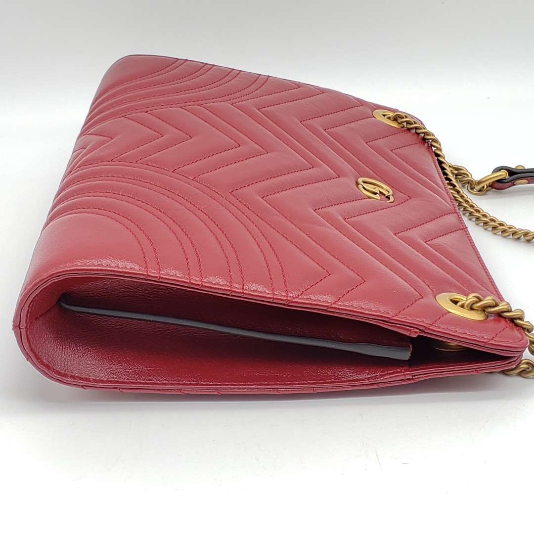 Gucci GG Marmont Quilted Clutch Shoulder Bag - Luxury Cheaper