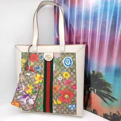 Gucci GG Ophidia Flora Large Tote Bag Brand New - Luxury Cheaper