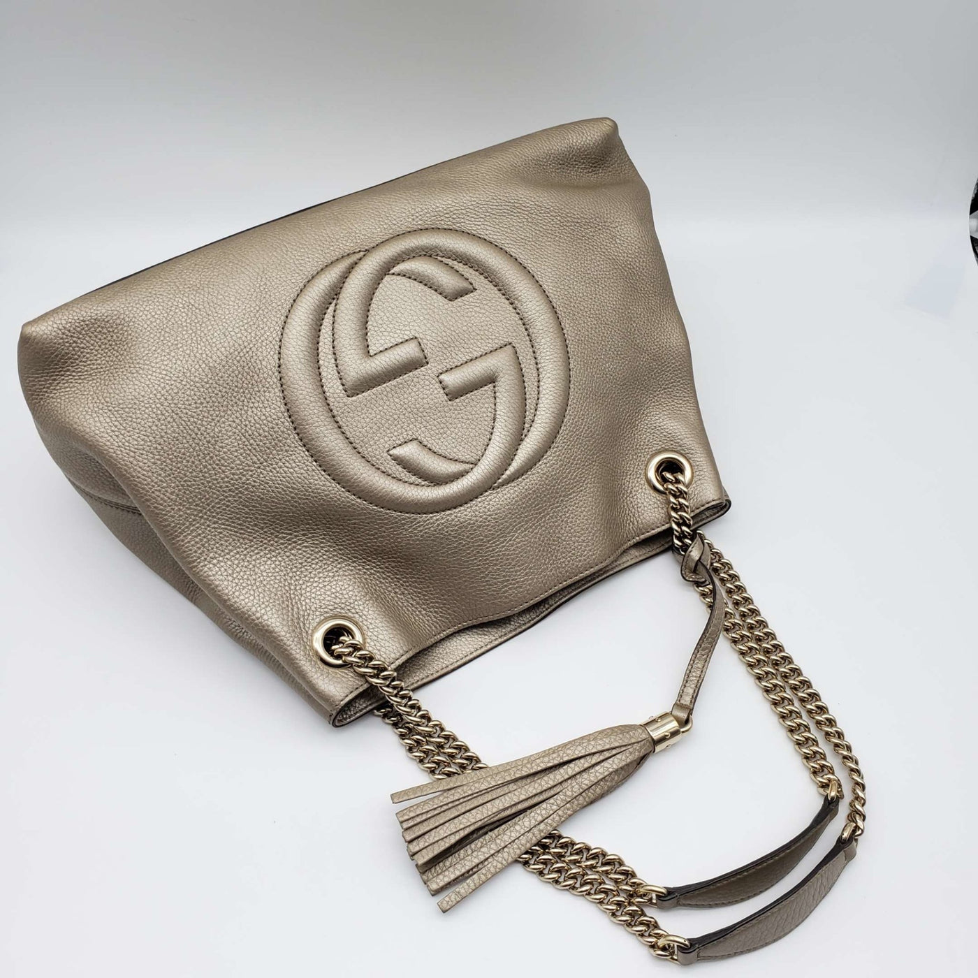 Gucci GG Soho on Chain Medium Shoulder Bag - Luxury Cheaper