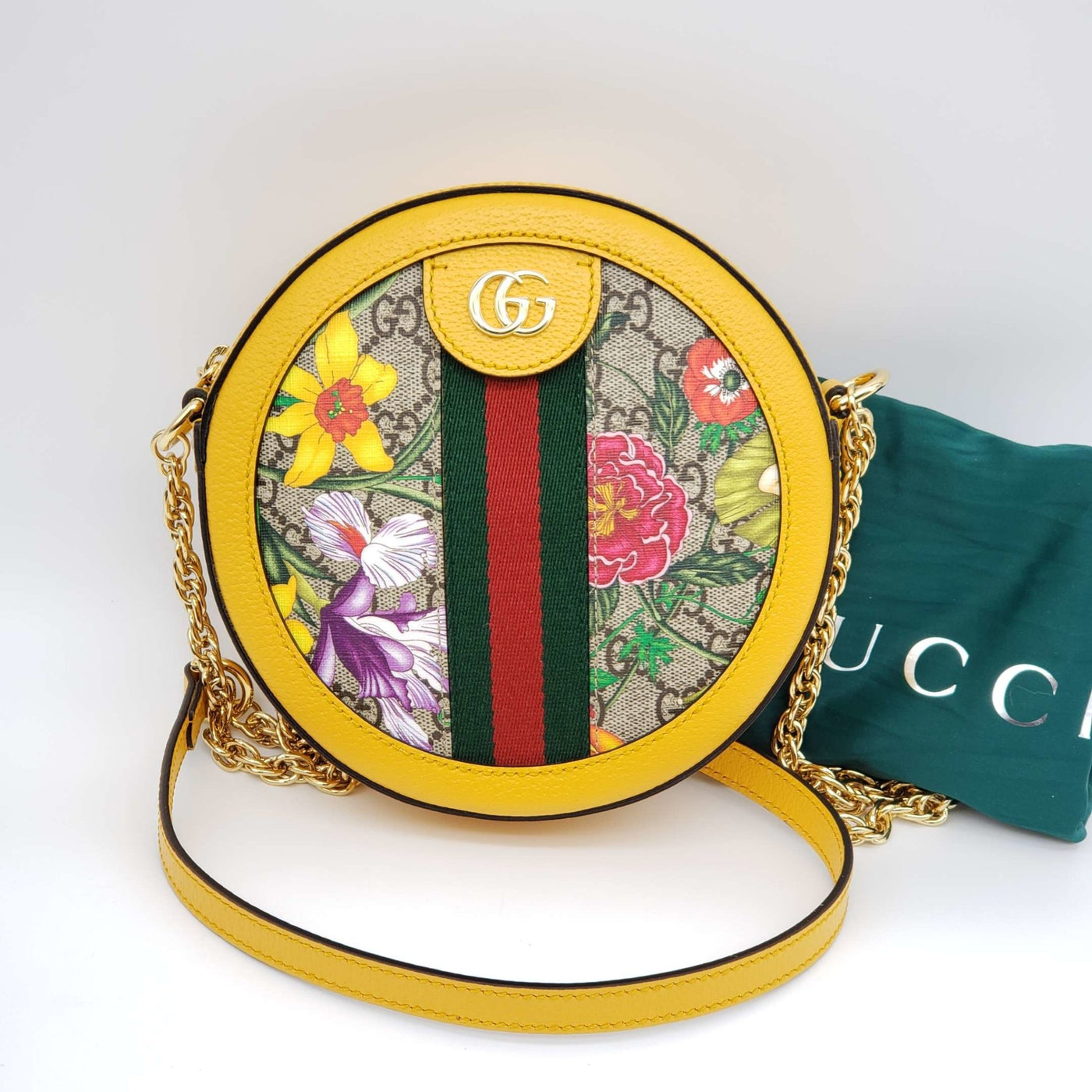 Gucci Ophidia Flora Round Shoulder Bag - Luxury Cheaper