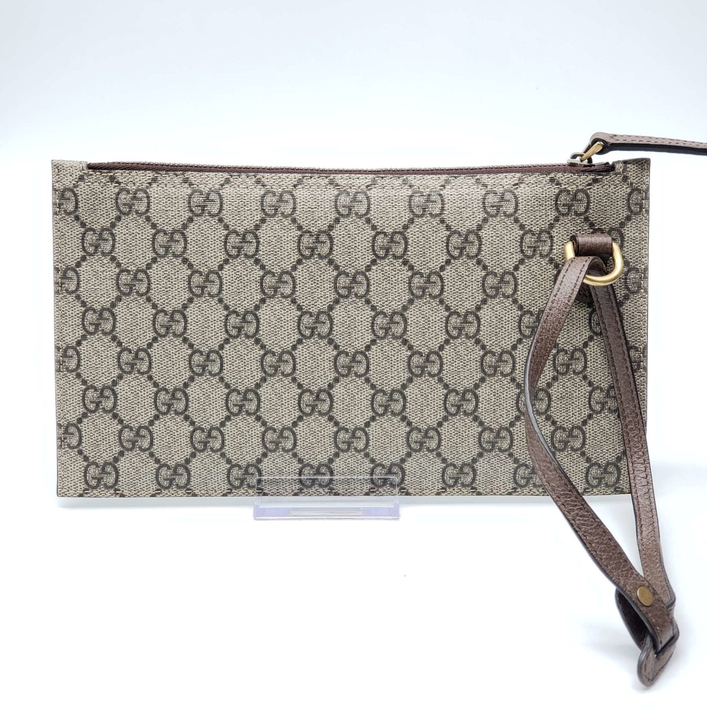 Gucci Pouch/Wristlet Canvas Bag - Luxury Cheaper