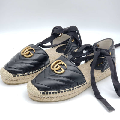 Gucci Sandals GG Marmont Espadrille Shoes - Luxury Cheaper