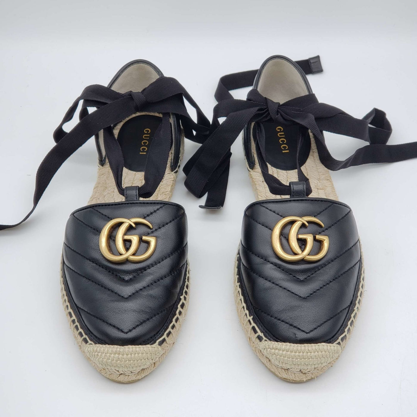 Gucci Sandals GG Marmont Espadrille Shoes - Luxury Cheaper