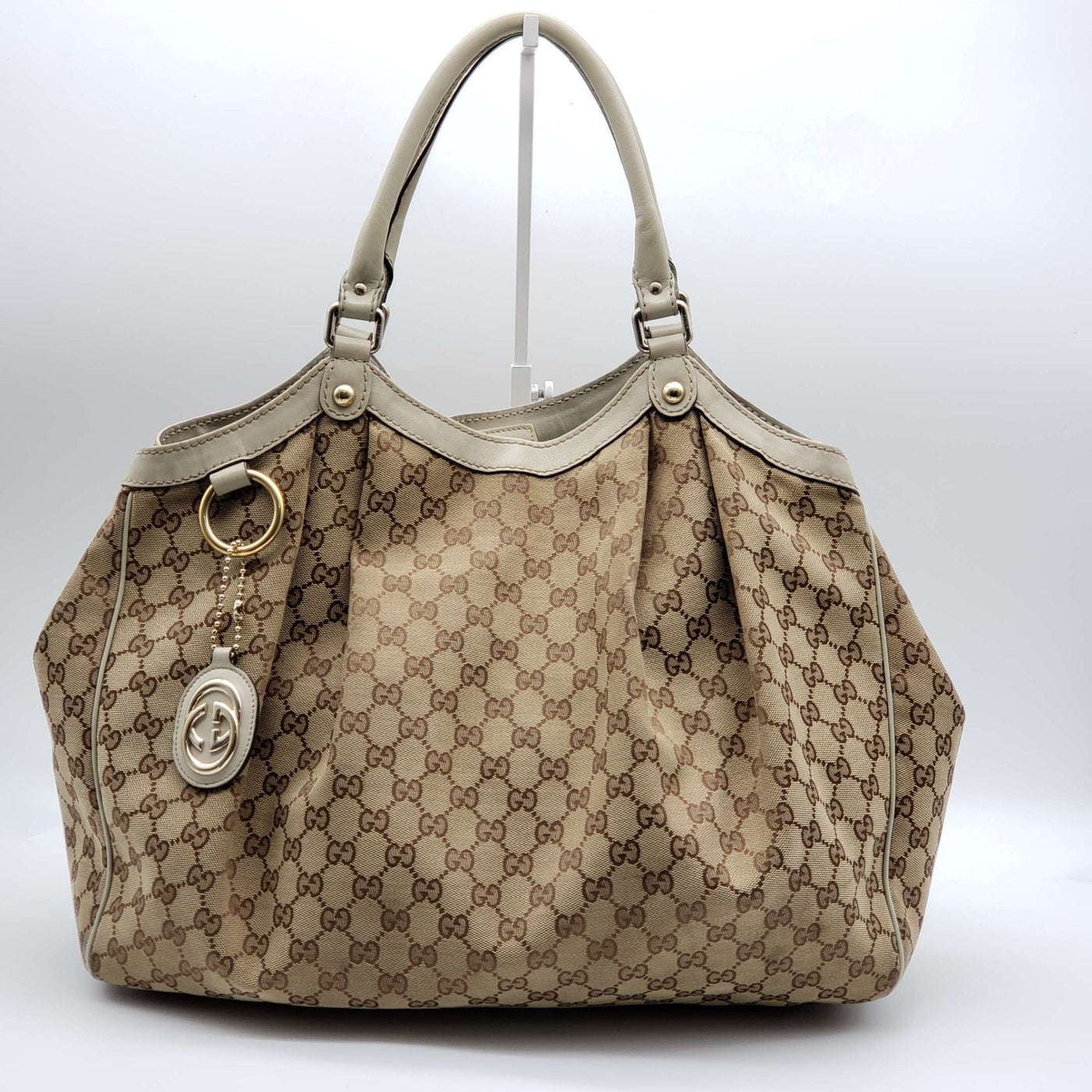 Gucci Sukey Canvas Leather Shoulder Bag - Luxury Cheaper