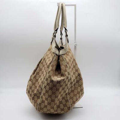 Gucci Sukey Canvas Leather Shoulder Bag - Luxury Cheaper
