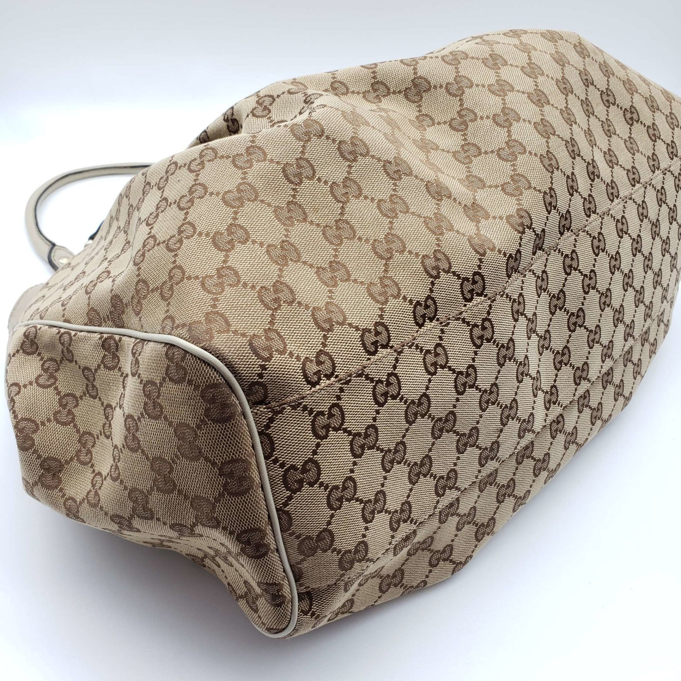 Gucci Sukey Canvas Leather Shoulder Bag - Luxury Cheaper