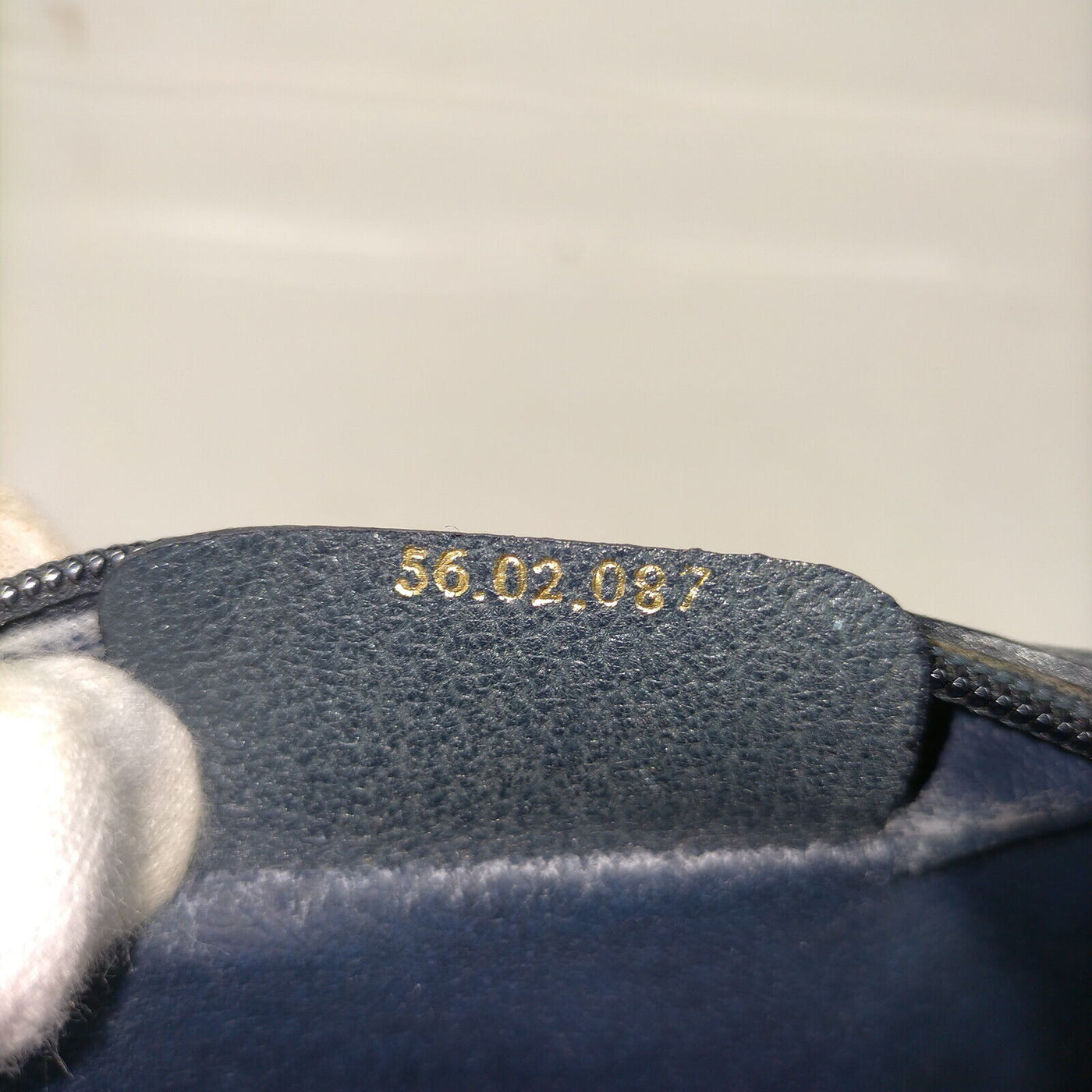Gucci Vintage Sherry Line Navy Blue PVC Crossbody Bag - Luxury Cheaper