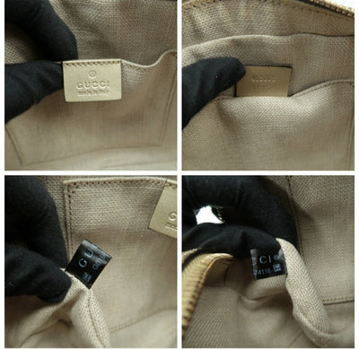 GUCCI Webby Bee Gold Canvas Shoulder Bag - Luxury Cheaper