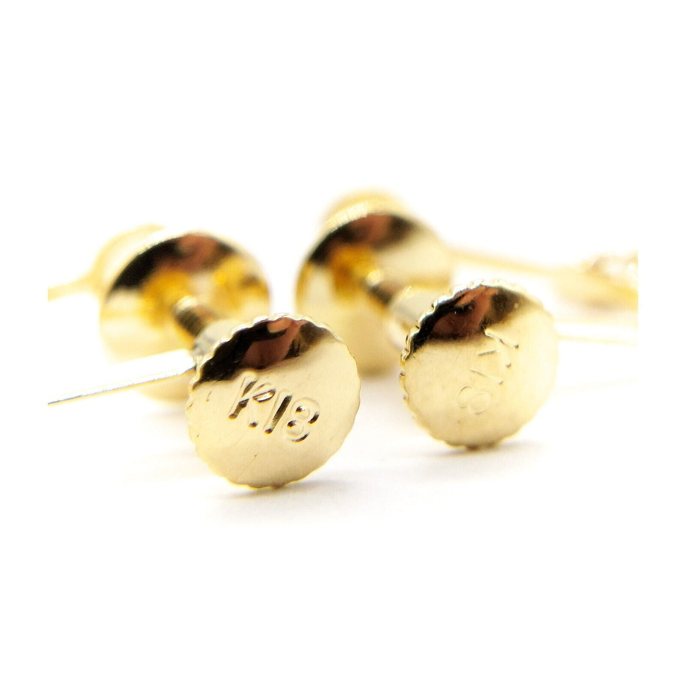 Jewelry Earring 2 set Pearl Yellow Gold - Luxury Cheaper