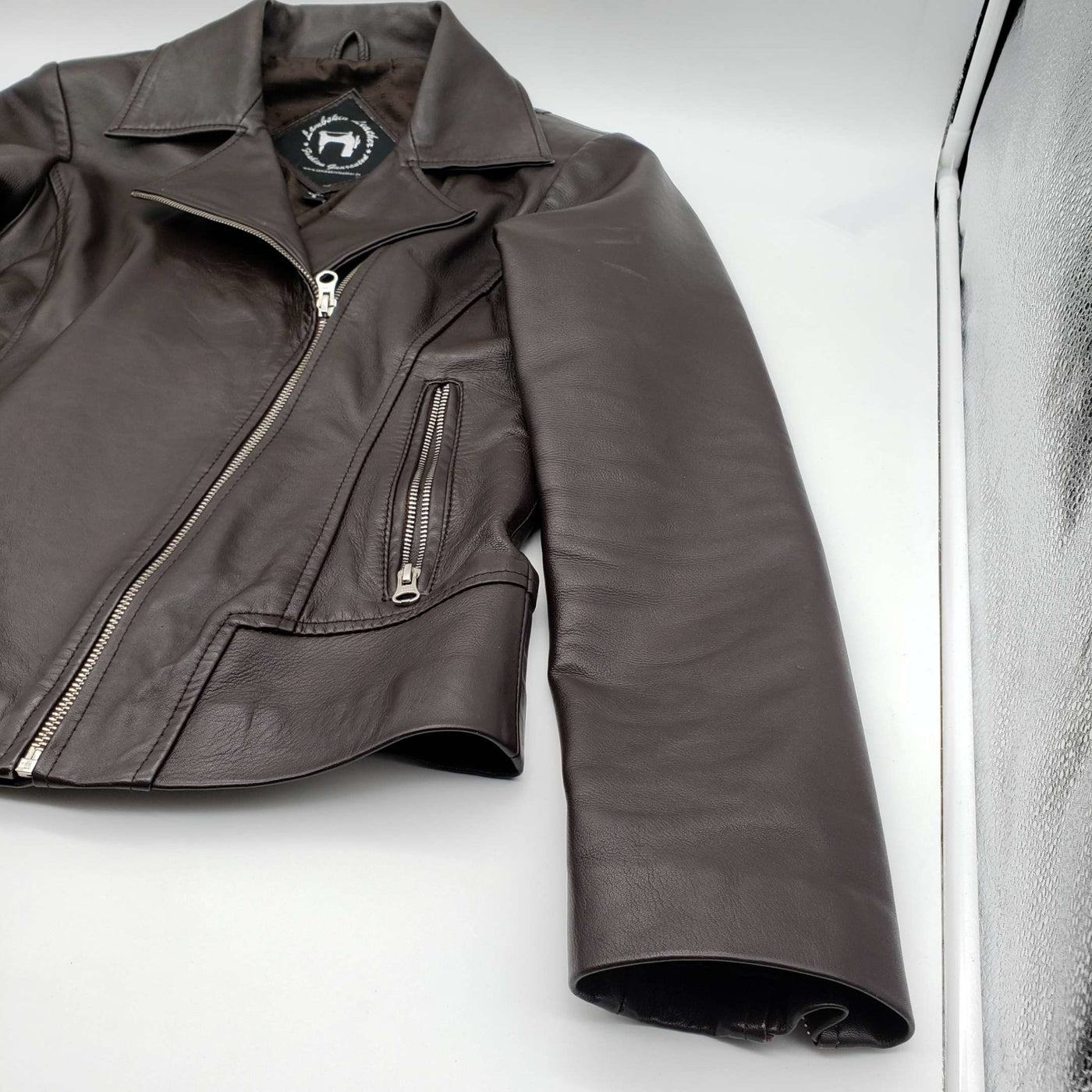 Leather Brown Lambskin Jacket - Luxury Cheaper