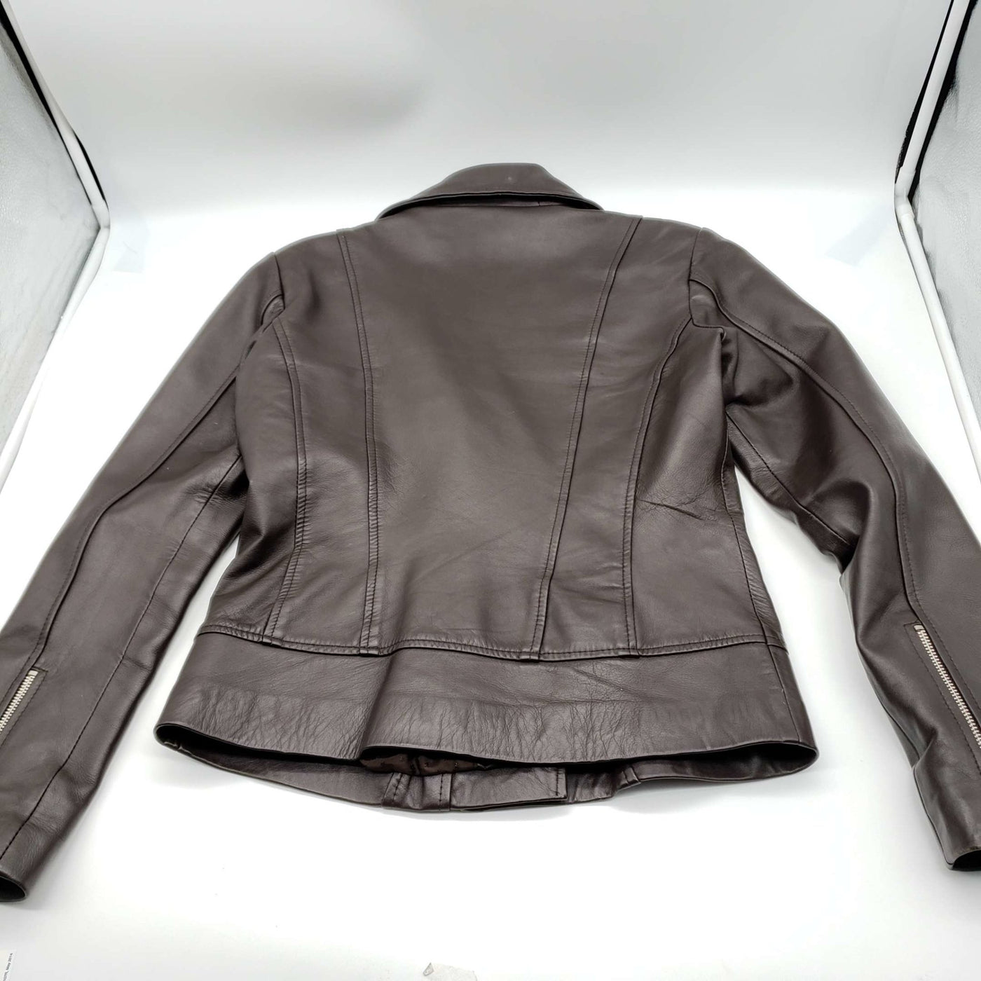 Leather Brown Lambskin Jacket - Luxury Cheaper