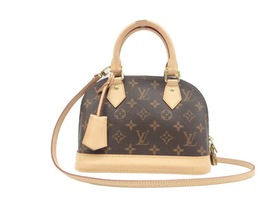 Louis Vuitton Alma BB Brown Monogram Satchel Bag - Luxury Cheaper