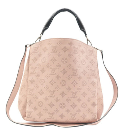 Louis Vuitton Babylone Pink Monogram Leather Satchel Bag - Luxury Cheaper