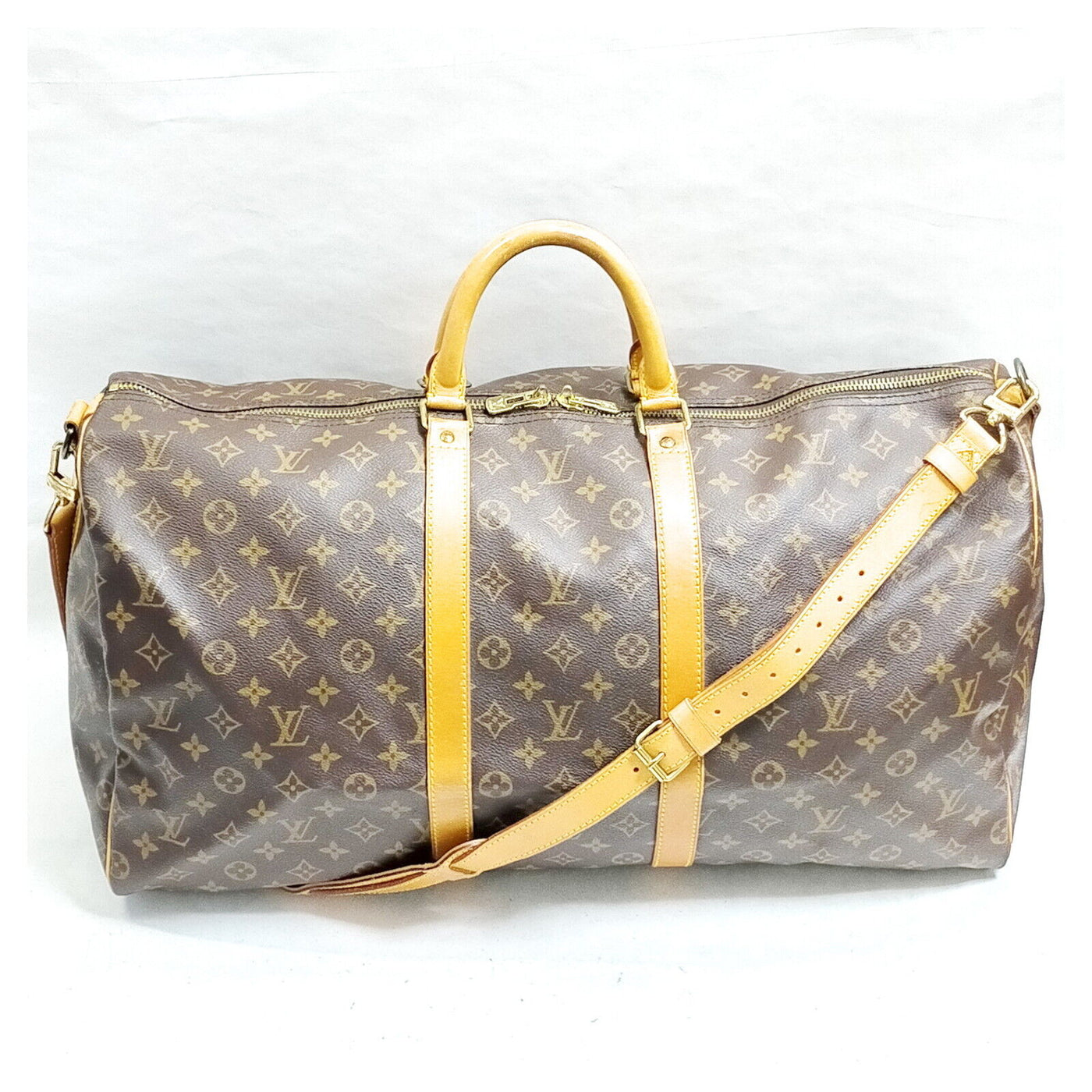 Louis Vuitton Boston Keepall Bandouliere 55 Monogram Bag #MN799 - Luxury Cheaper