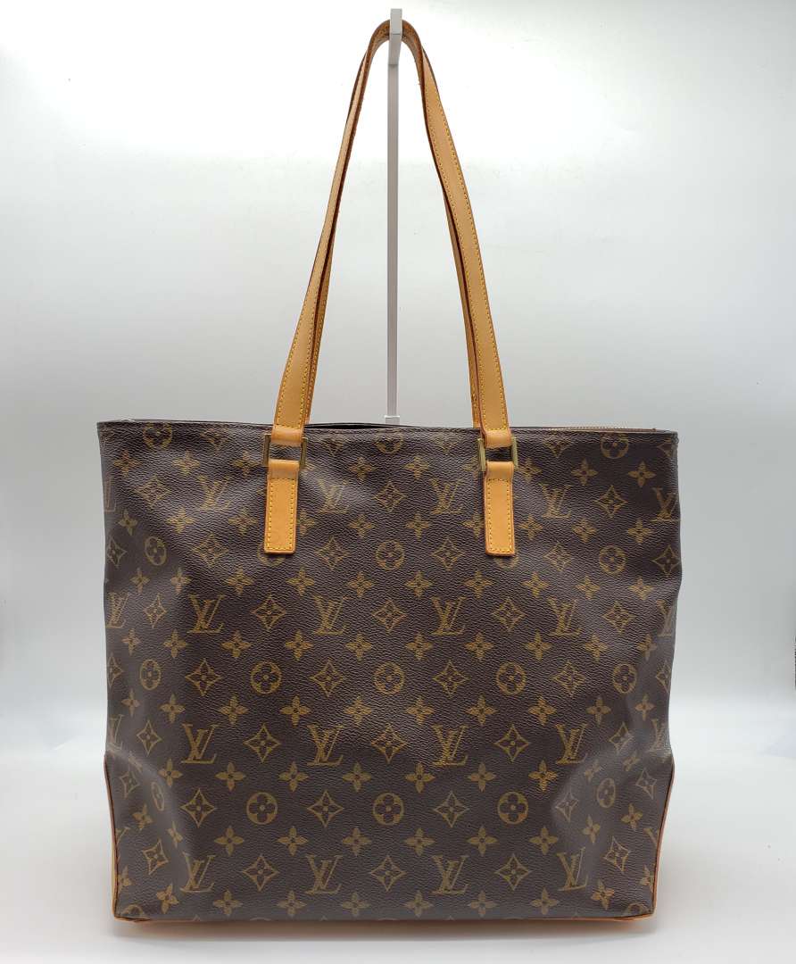 Louis Vuitton Cabas Mezzo Browns Monogram Tote Bag - Luxury Cheaper