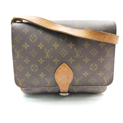 Louis Vuitton Cartouchiere GM Brown Monogram Crossbody Bag #0450 - Luxury Cheaper
