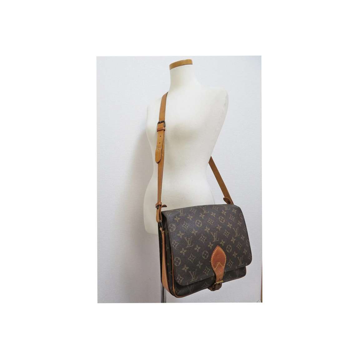 LOUIS VUITTON Cartouchiere GM Monogram Crossbody Bag - Luxury Cheaper