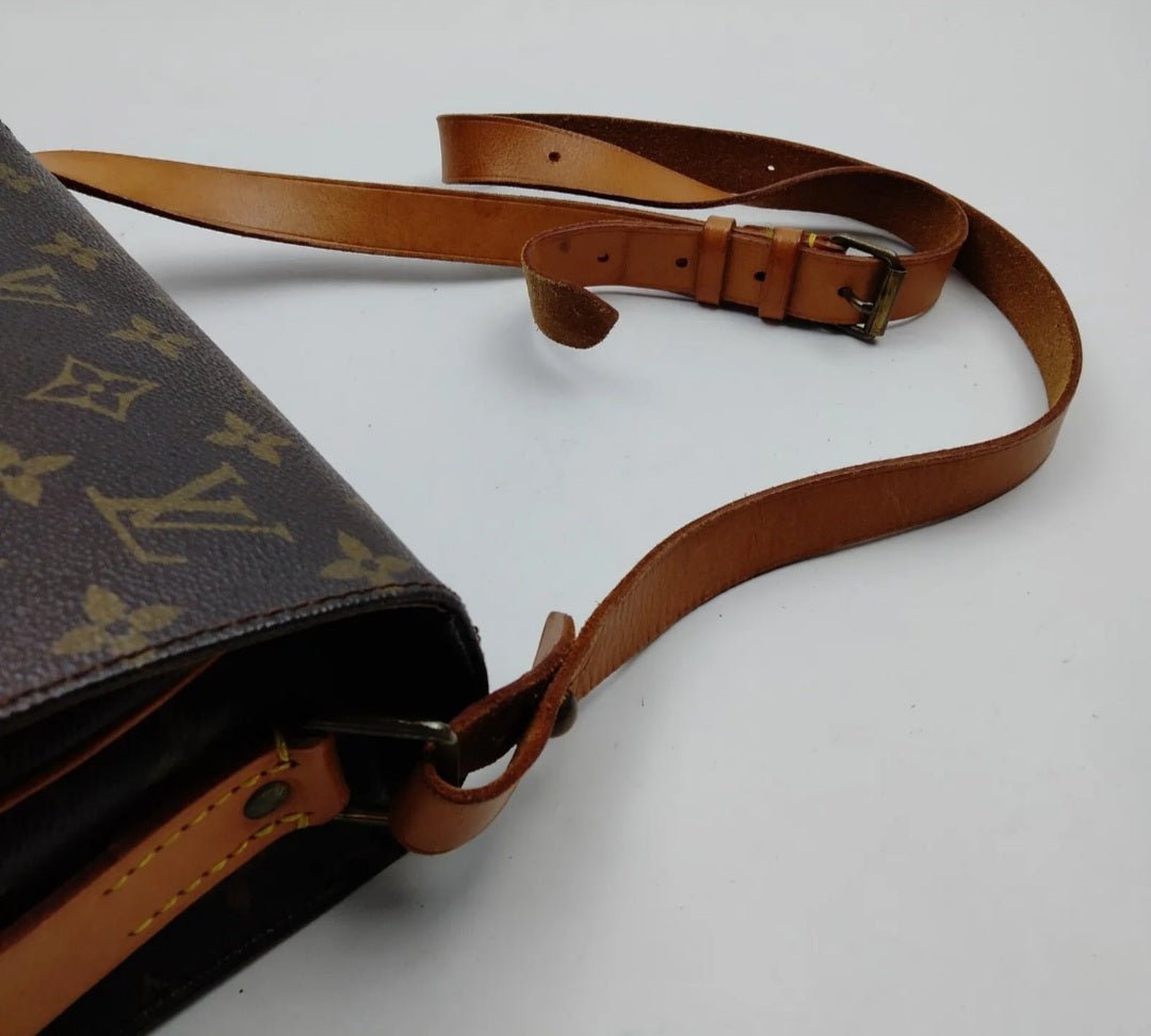 Louis Vuitton Cartouchiere MM Brown Monogram Crossbody Bag - Luxury Cheaper