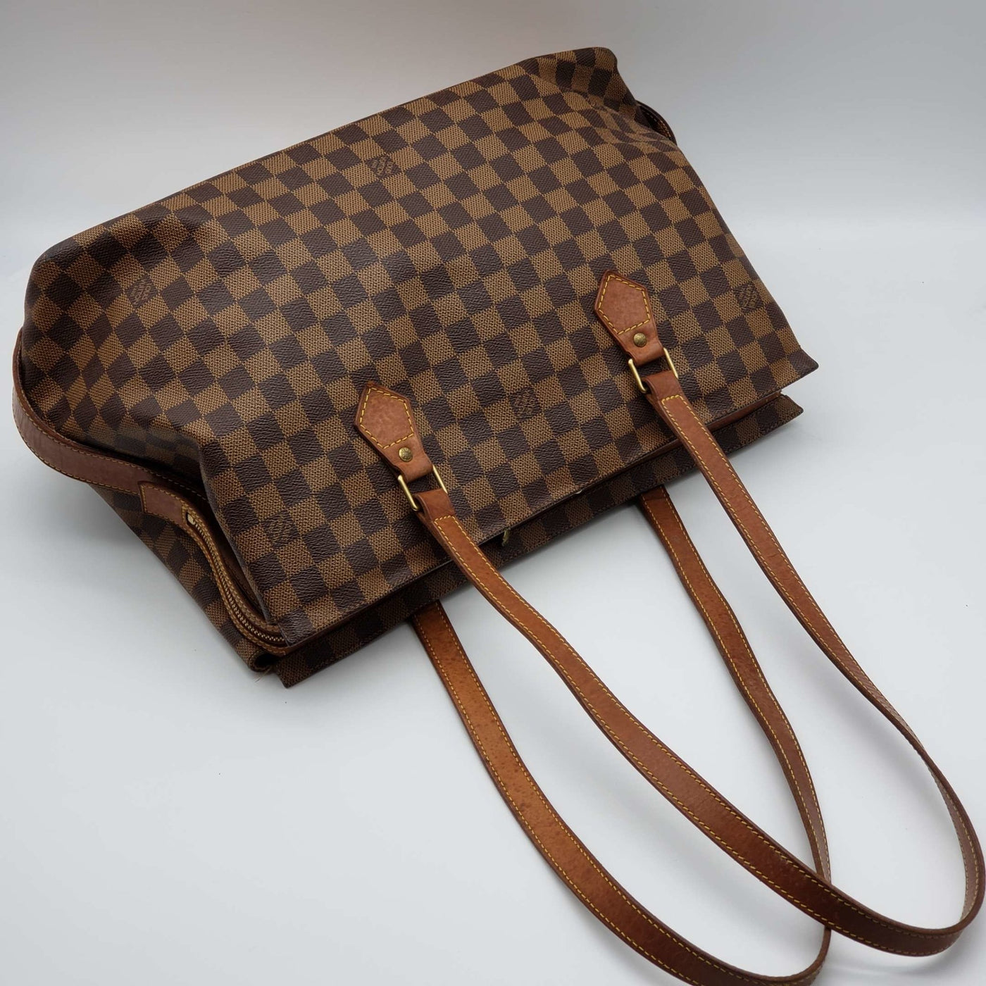 Louis Vuitton Columbine Brown Damier Tote Bag - Luxury Cheaper