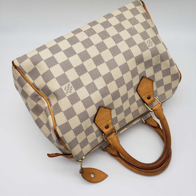 Louis Vuitton Damier Azur Speedy 25 Hand Bag - Luxury Cheaper
