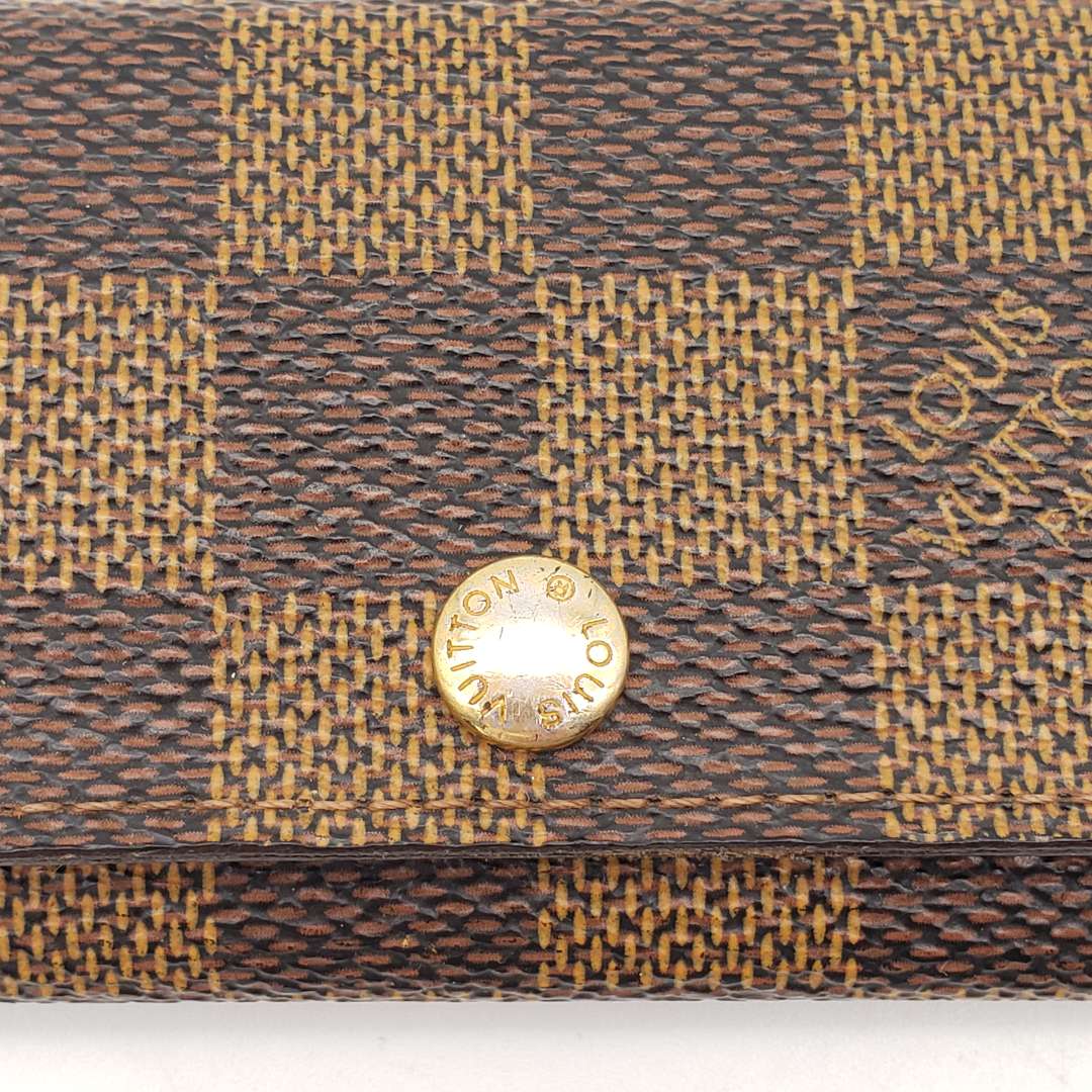 Louis Vuitton Damier Ebene 4 Keycase - Luxury Cheaper
