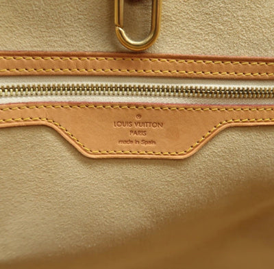 Louis Vuitton Hampstead White Damier Azur Canvas Shoulder Bag - Luxury Cheaper