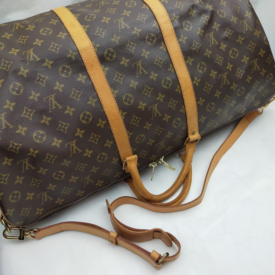 Louis Vuitton Keepall Bandouliere 60 Monogram Travel Bag #MN699 - Luxury Cheaper