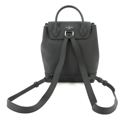LOUIS VUITTON Lock Me Leather Noir Black Backpack - Luxury Cheaper