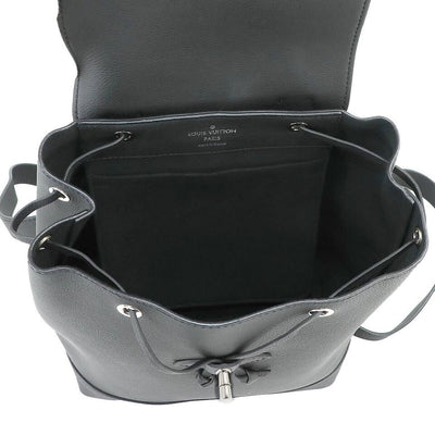 LOUIS VUITTON Lock Me Leather Noir Black Backpack - Luxury Cheaper