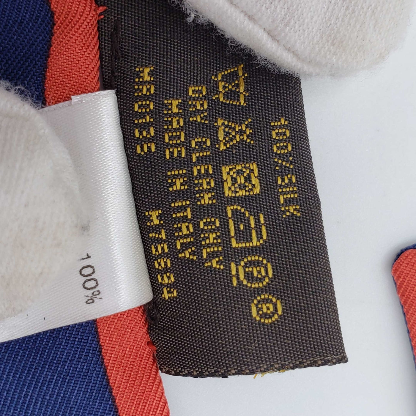 Louis Vuitton Maxi-twilly Navy Blue Scarf - Luxury Cheaper