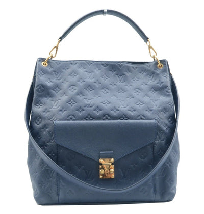 Louis Vuitton Metis Navy Monogram Leather Satchel Bag - Luxury Cheaper