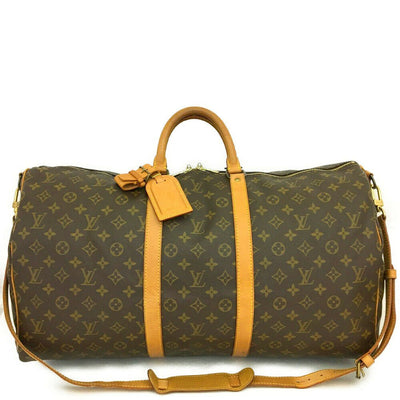 Louis Vuitton Monogram Keepall Bandouliere 55 Boston Hand Bag - Luxury Cheaper