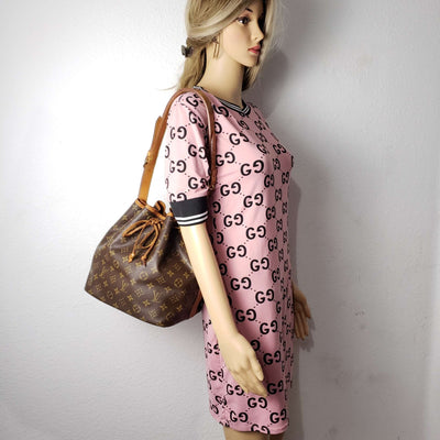 LOUIS VUITTON MONOGRAM PETIT NOE DRAWSTRING BAG - Luxury Cheaper