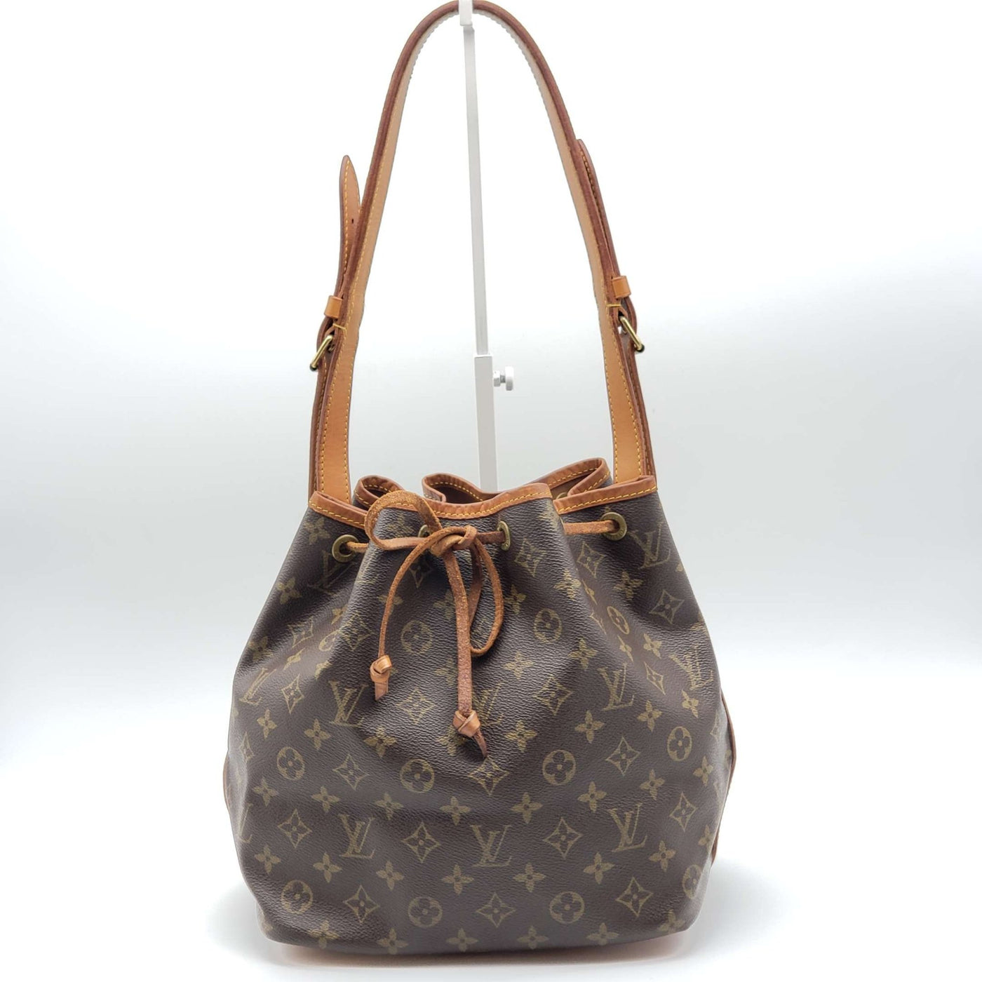 LOUIS VUITTON MONOGRAM PETIT NOE DRAWSTRING BAG - Luxury Cheaper