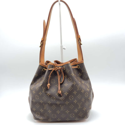 LOUIS VUITTON MONOGRAM PETIT NOE DRAWSTRING BAG - Luxury Cheaper