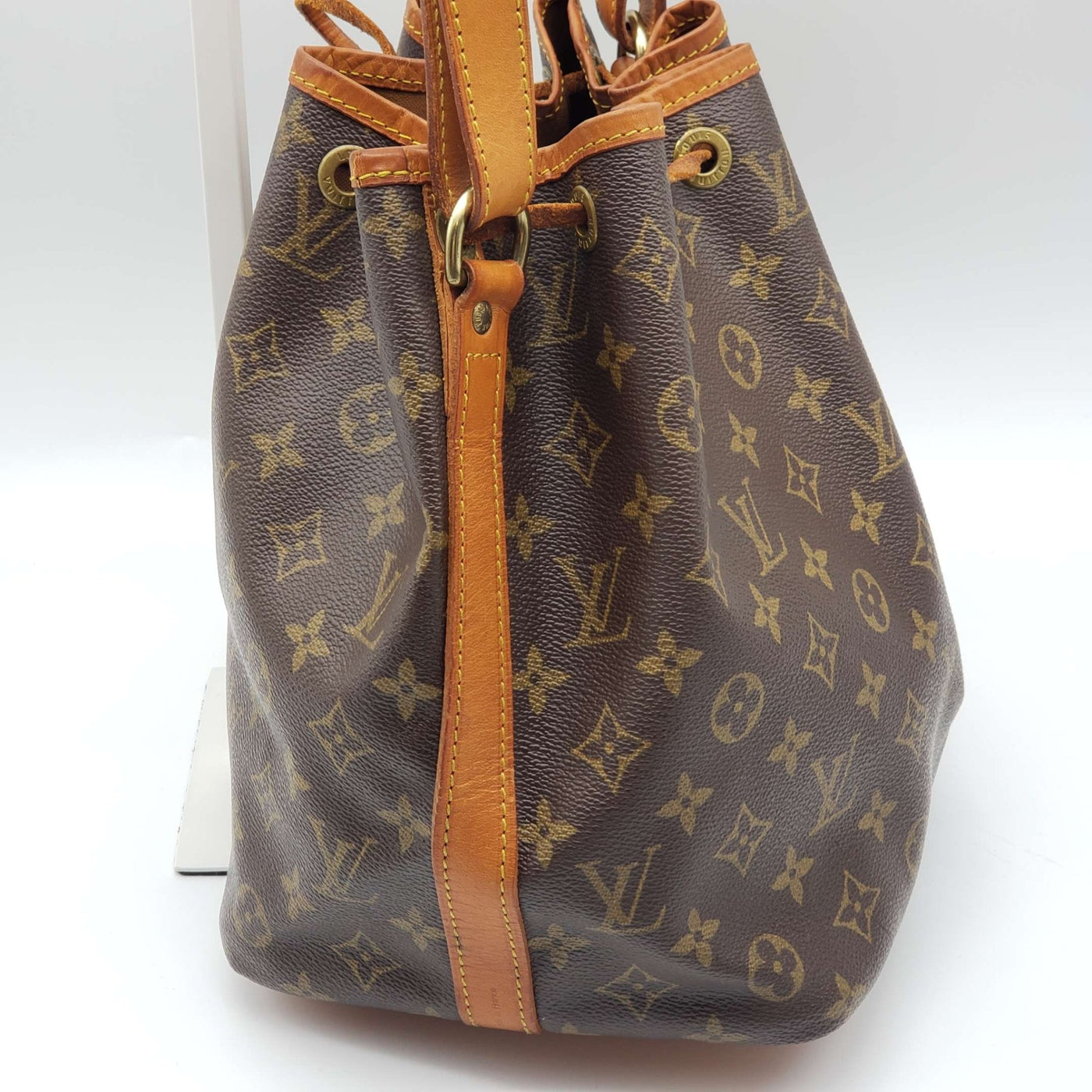 LOUIS VUITTON MONOGRAM PETIT NOE DRAWSTRING BAG - Luxury Cheaper