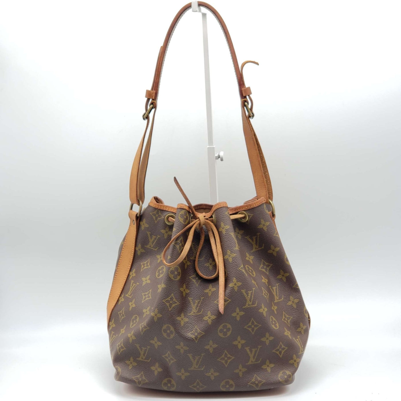 LOUIS VUITTON MONOGRAM PETIT NOE DRAWSTRING BAG - Luxury Cheaper
