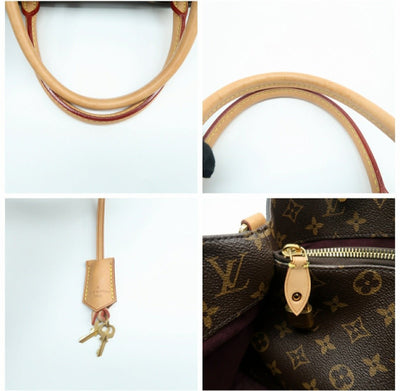 Louis Vuitton Montaigne Brown Monogram Leather Satchel Bag - Luxury Cheaper