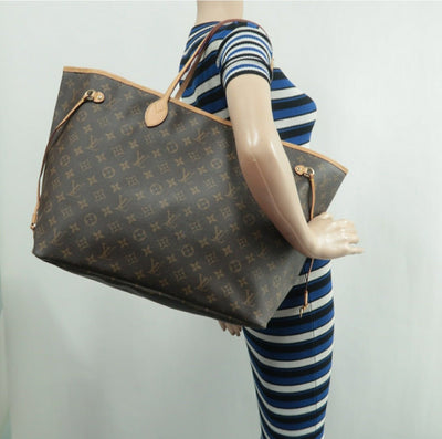 Louis Vuitton Neverfull GM Brown Monogram Canvas Tote Bag - Luxury Cheaper