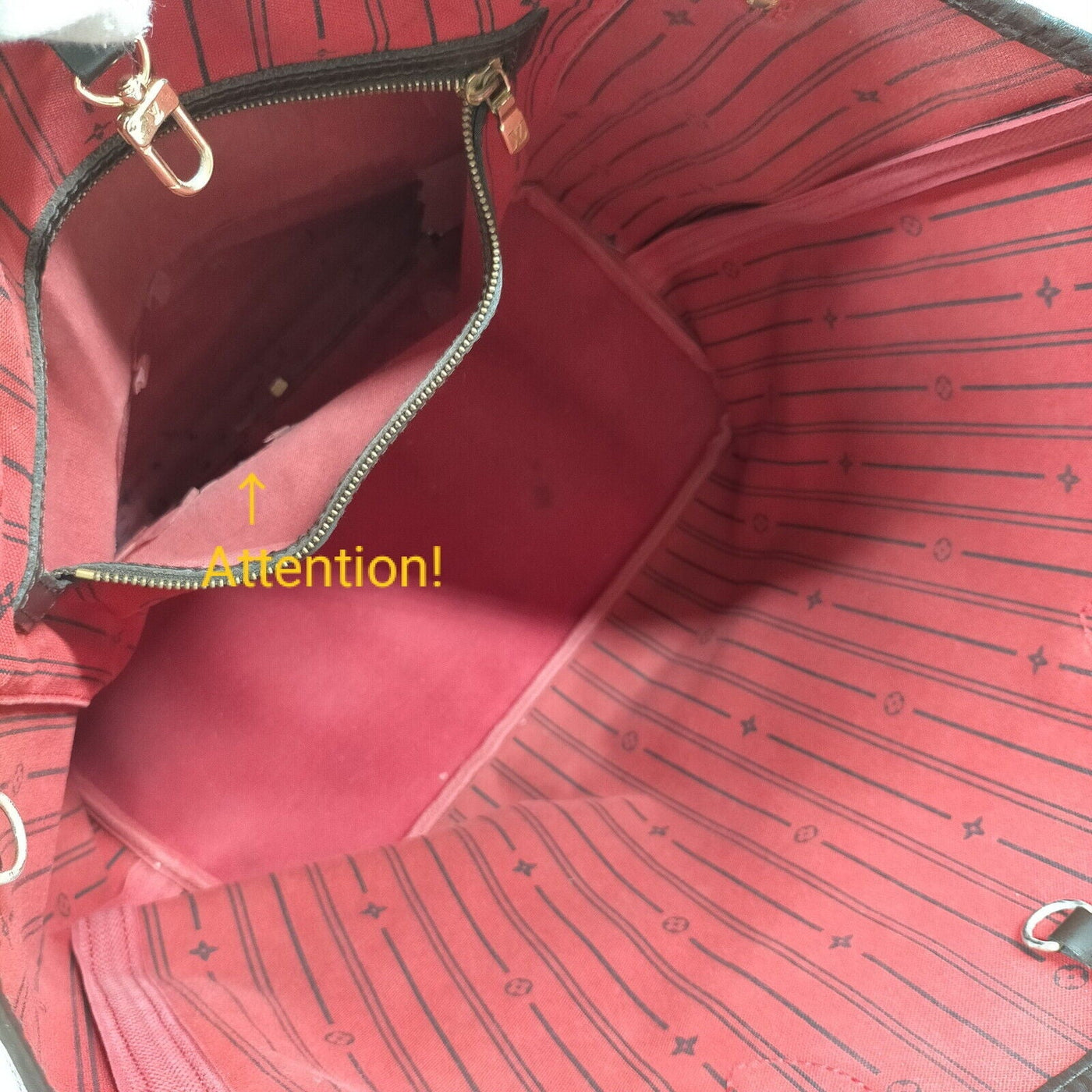 Louis Vuitton Neverfull MM Brown Damier Tote Bag - Luxury Cheaper