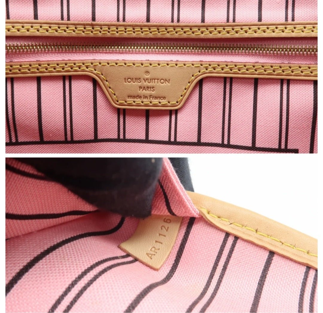 Louis Vuitton Neverfull MM Brown W/P Monogram Canvas Shoulder Bag - Luxury Cheaper