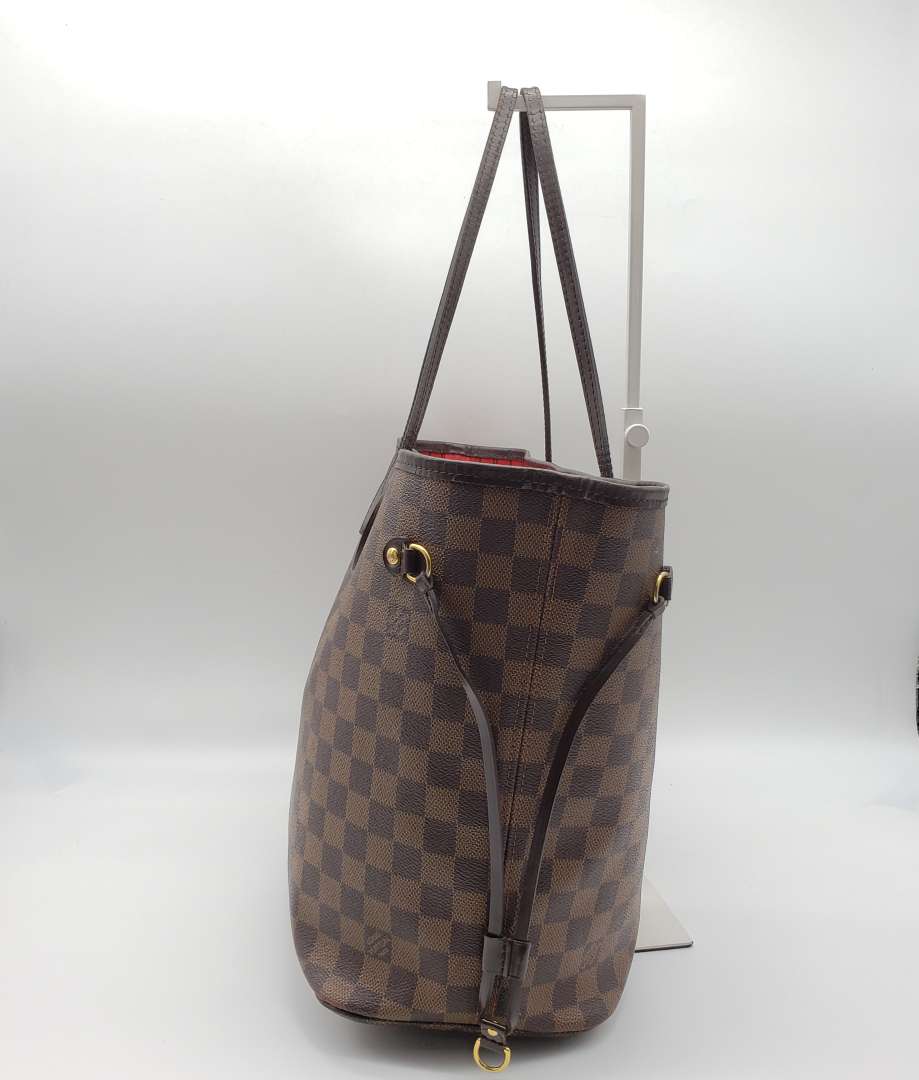 Louis Vuitton Neverfull MM Browns Damier Tote Bag - Luxury Cheaper