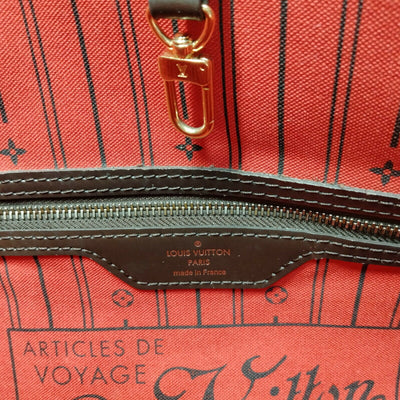 Louis Vuitton Neverfull MM Damier Ebene Tote Bag - Luxury Cheaper