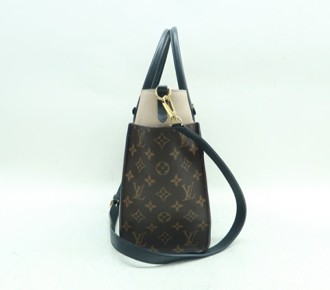 Louis Vuitton On My Side Green & Brown Monogram Satchel Bag - Luxury Cheaper