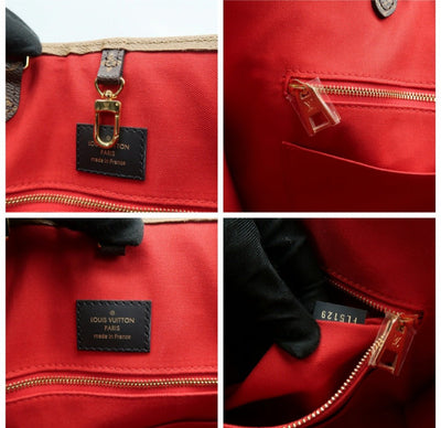 Louis Vuitton Onthego Brown Monogram Canvas Satchel Bag - Luxury Cheaper